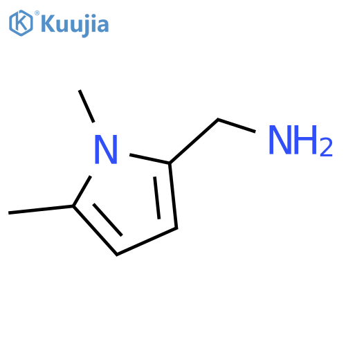 (1,5-dimethyl-1H-pyrrol-2-yl)methanamine structure