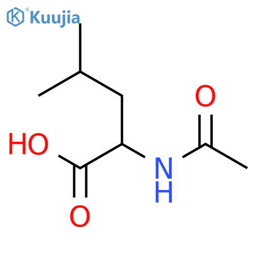 N-Acetyl-L-(-)-leucine structure