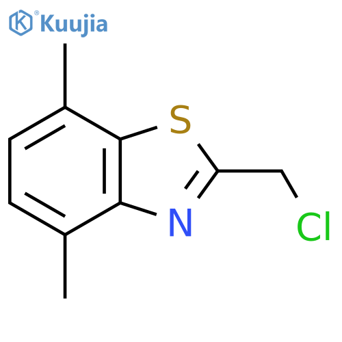 2-Chloromethyl-4,7-dimethylbenzothiazole structure