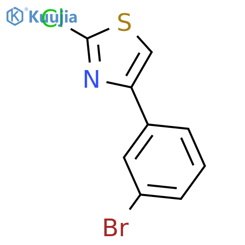 4-(3-Bromophenyl)-2-chlorothiazole structure