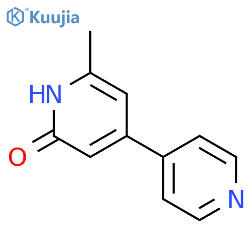 [4,4'-Bipyridin]-2(1H)-one, 6-methyl- structure