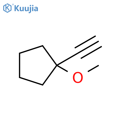 1-ethynyl-1-methoxycyclopentane structure