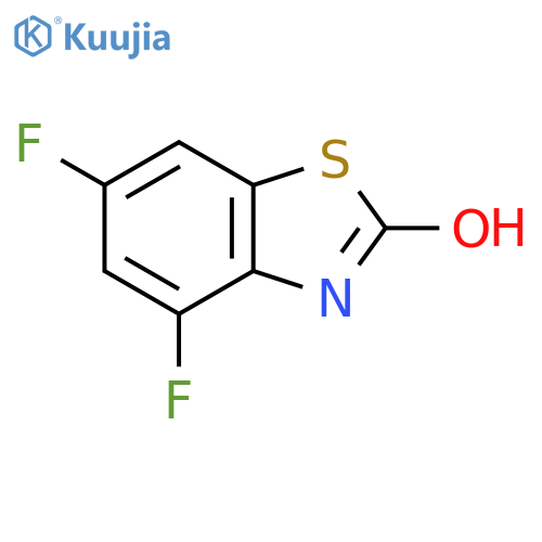 4,6-Difluorobenzo[d]thiazol-2-ol structure