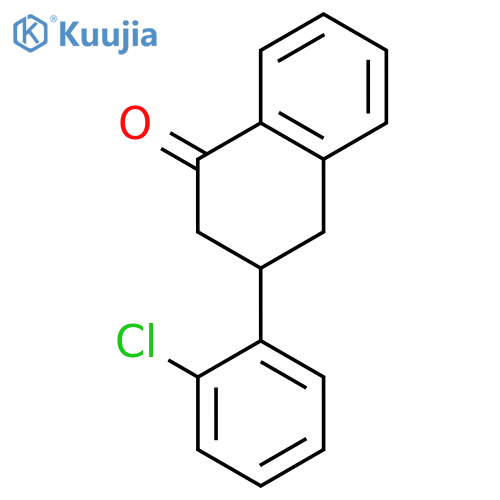 1(2H)-Naphthalenone, 3-(2-chlorophenyl)-3,4-dihydro- structure