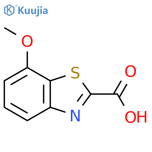 7-methoxy-2-benzothiazolecarboxylic acid structure