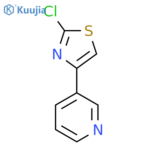 3-(2-Chloro-1,3-thiazol-4-yl)pyridine structure