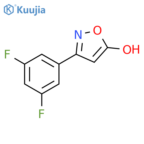 3-(3,5-difluorophenyl)-1,2-oxazol-5-ol structure