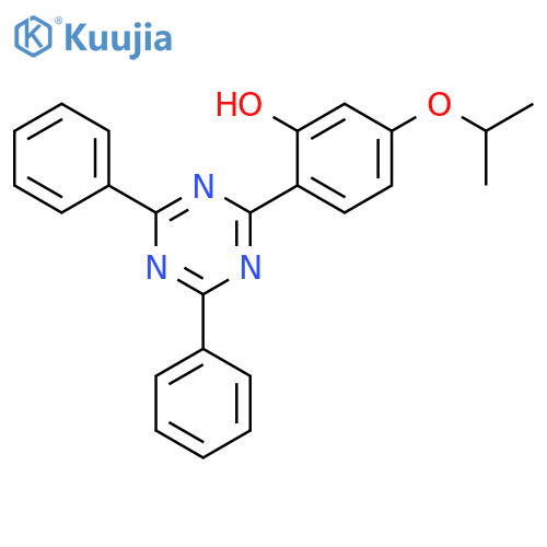 Phenol, 2-(4,6-diphenyl-1,3,5-triazin-2-yl)-5-(1-methylethoxy)- structure