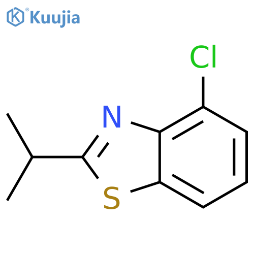 4-chloro-2-(propan-2-yl)-1,3-benzothiazole structure