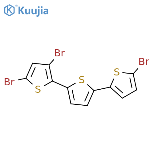 2,4,5''-tribromo-2,2',5',2''-terthiophene structure