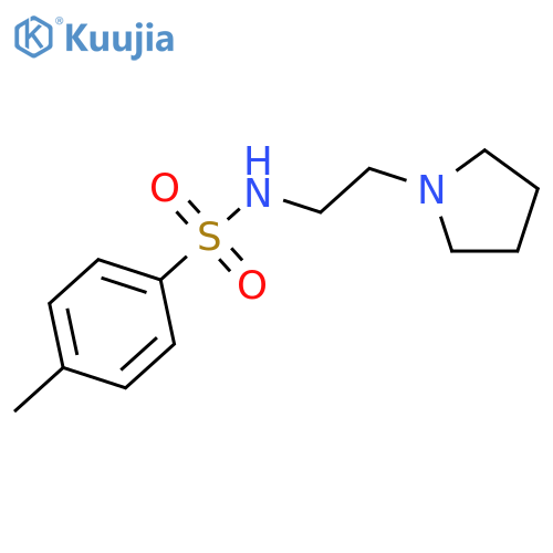 4-Methyl-N-(2-(pyrrolidin-1-yl)ethyl)benzenesulfonamide structure
