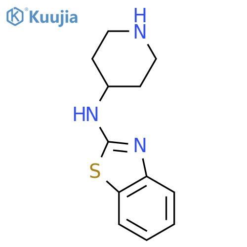 N-piperidin-4-yl-1,3-benzothiazol-2-amine structure