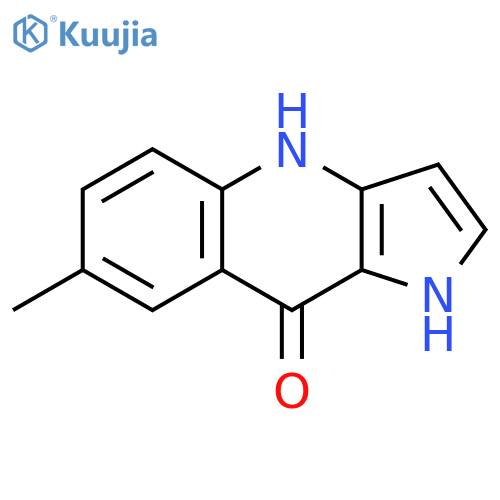 1,4-dihydro-7-methyl-9H-Pyrrolo[3,2-b]quinolin-9-one structure