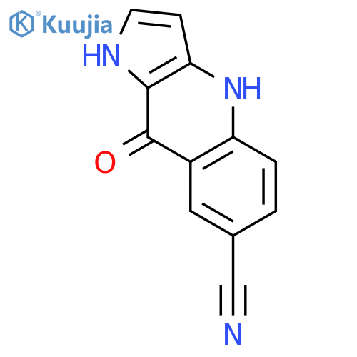 4,9-dihydro-9-oxo-1H-Pyrrolo[3,2-b]quinoline-7-carbonitrile structure