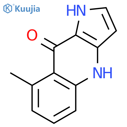 1,4-dihydro-8-methyl-9H-Pyrrolo[3,2-b]quinolin-9-one structure