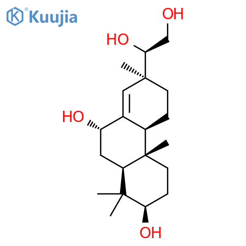 2,9-Phenanthrenediol,7-[(1R)-1,2-dihydroxyethyl]-1,2,3,4,4a,4b,5,6,7,9,10,10a-dodecahydro-1,1,4a,7-tetramethyl-,(2R,4aR,4bS,7S,9S,10aS)- structure