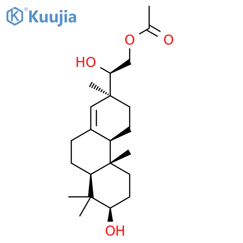 1,2-Ethanediol,1-[(2S,4aR,4bS,7R,8aS)-2,3,4,4a,4b,5,6,7,8,8a,9,10-dodecahydro-7-hydroxy-2,4b,8,8-tetramethyl-2-phenanthrenyl]-,2-acetate, (1R)- structure