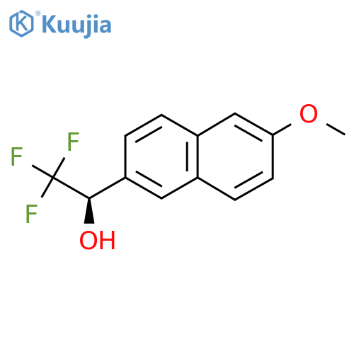 (1R)-2,2,2-trifluoro-1-(6-methoxynaphthalen-2-yl)ethan-1-ol structure