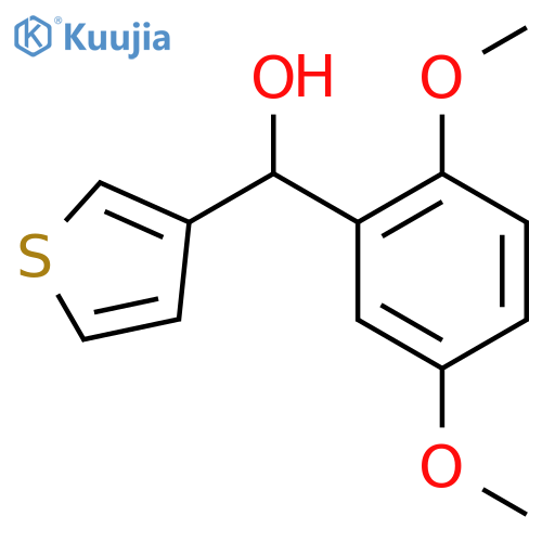 (2,5-DIMETHOXYPHENYL)(THIOPHEN-3-YL)METHANOL structure