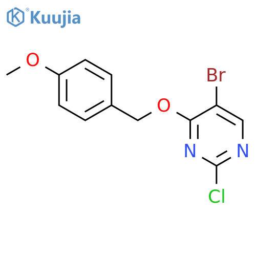 5-Bromo-2-chloro-4-((4-methoxybenzyl)oxy)pyrimidine structure