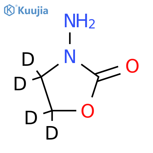 3-Amino-2-oxazolidinone-d4 structure