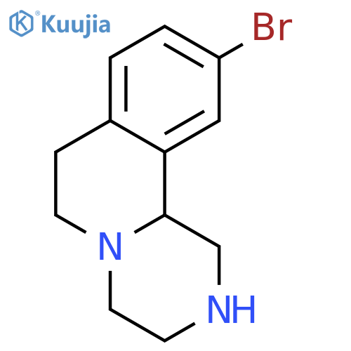 10-Bromo-2,3,4,6,7,11b-hexahydro-1H-pyrazino[2,1-a]isoquinoline structure