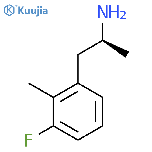 (2S)-1-(3-fluoro-2-methylphenyl)propan-2-amine structure