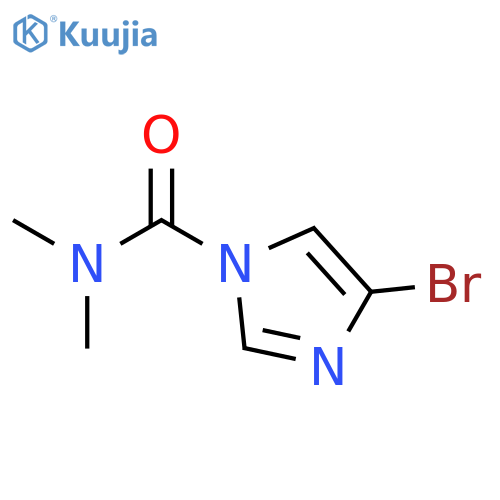 1H-Imidazole-1-carboxamide, 4-bromo-N,N-dimethyl- structure