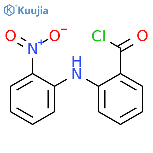 Benzoyl chloride, 2-[(2-nitrophenyl)amino]- structure