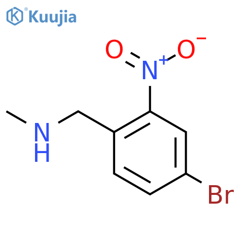 (4-bromo-2-nitrophenyl)methyl(methyl)amine structure