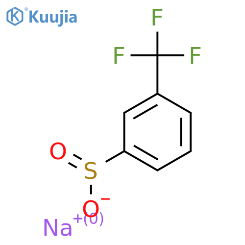 Sodium 3-(trifluoromethyl)benzene-1-sulfinate structure