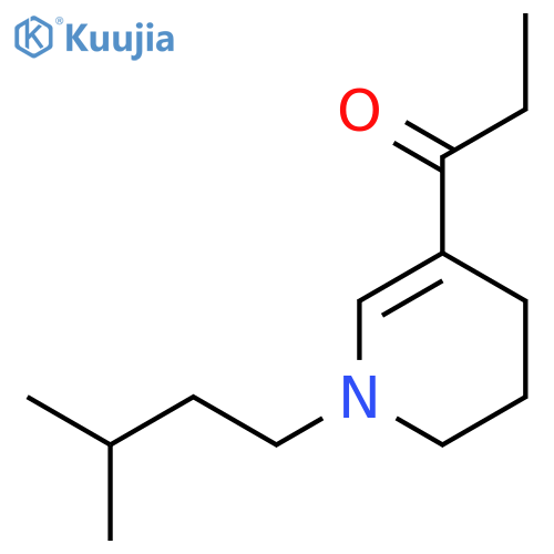 1-Propanone, 1-[1,4,5,6-tetrahydro-1-(3-methylbutyl)-3-pyridinyl]- structure