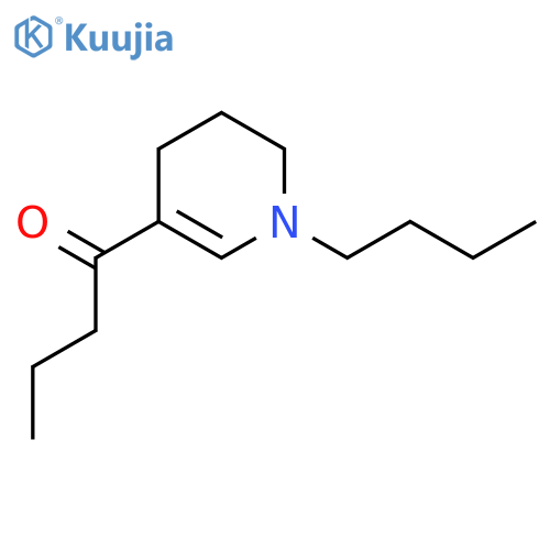 1-Butanone, 1-(1-butyl-1,4,5,6-tetrahydro-3-pyridinyl)- structure