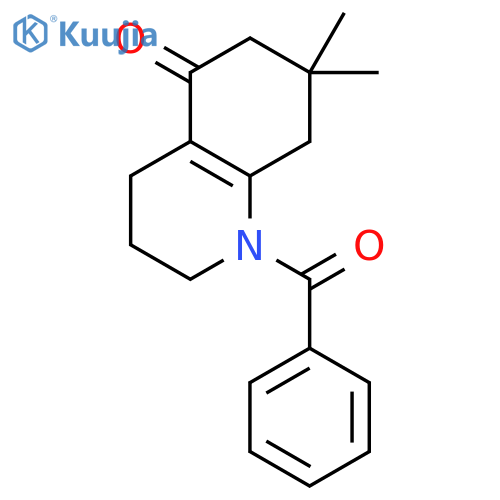 5(1H)-Quinolinone, 1-benzoyl-2,3,4,6,7,8-hexahydro-7,7-dimethyl- structure