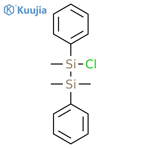 chloro-[dimethyl(phenyl)silyl]-methyl-phenylsilane structure