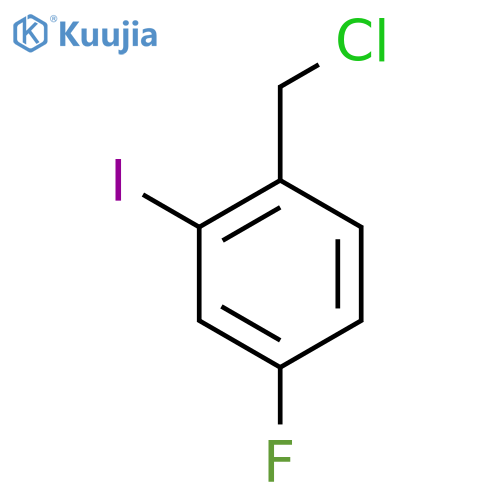4-Fluoro-2-iodobenzyl chloride structure
