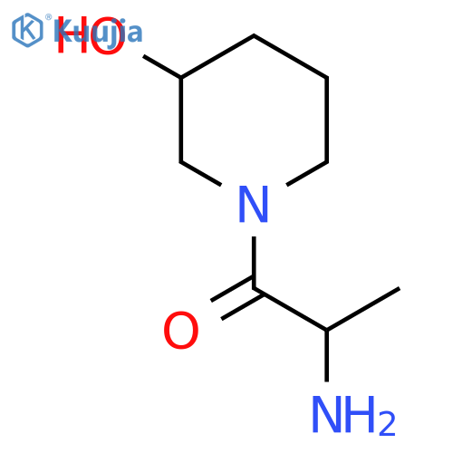 2-Amino-1-(3-hydroxy-piperidin-1-yl)-propan-1-one structure