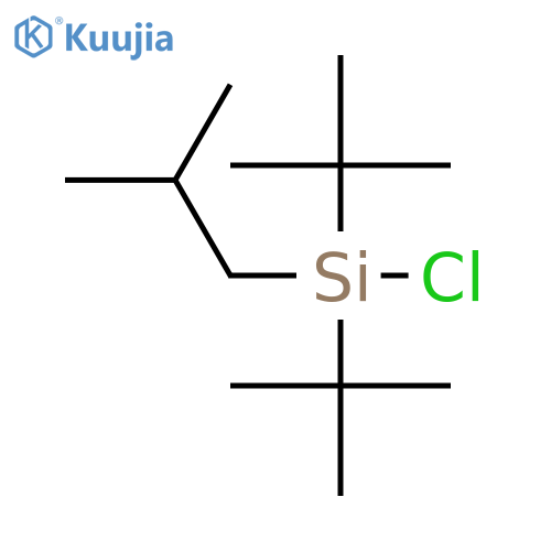 Silane, chlorobis(1,1-dimethylethyl)(2-methylpropyl)- structure