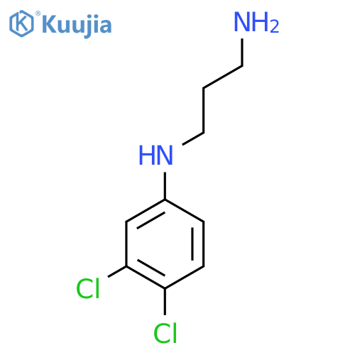 N1-(3,4-Dichlorophenyl)-1,3-propanediamine structure