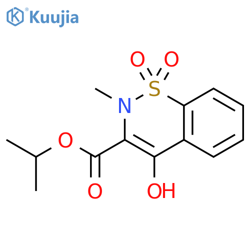 Isopropyl 4-Hydroxy-2-methyl-2H-1,2-benzothiazine-3-carboxylate 1,1-Dioxide (Piroxicam Impurity L) structure