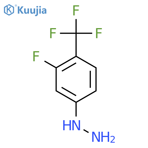 3-Fluoro-4-(trifluoromethyl)phenyl-hydrazine structure