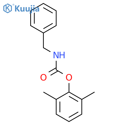 Carbamic acid,(phenylmethyl)-, 2,6-dimethylphenyl ester (9CI) structure
