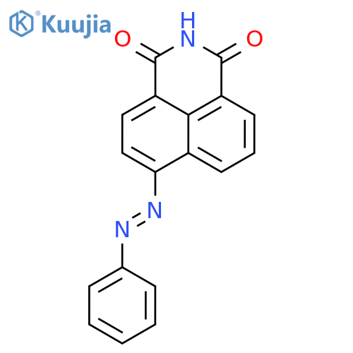 1H-Benz[de]isoquinoline-1,3(2H)-dione, 6-(phenylazo)- structure