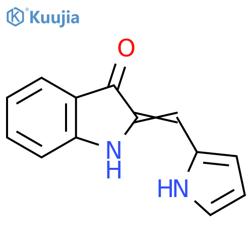 3H-Indol-3-one, 1,2-dihydro-2-(1H-pyrrol-2-ylmethylene)- structure