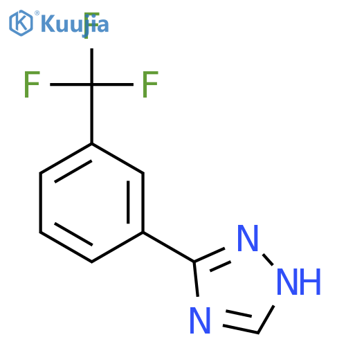 1H-1,2,4-TRIAZOLE, 3-[3-(TRIFLUOROMETHYL)PHENYL]- structure