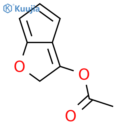 2H-Cyclopenta[b]furan-3-ol,hexahydro-, acetate, (3a,3aa,6aa)- (9CI) structure