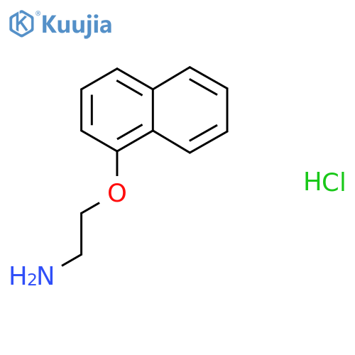 1-(2-Aminoethoxy)naphthalene hydrochloride structure