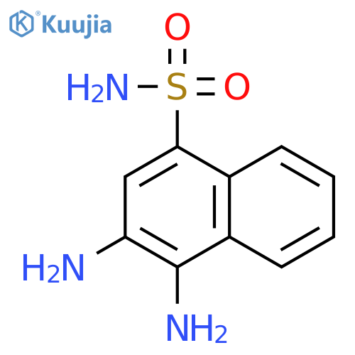 3,4-diaminonaphthalene-1-sulfonamide structure