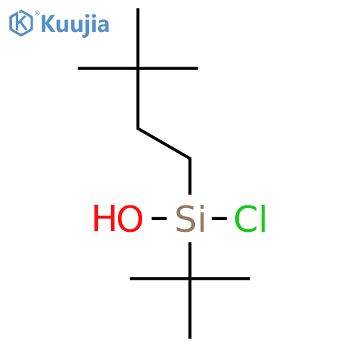 Silanol, chloro(3,3-dimethylbutyl)(1,1-dimethylethyl)- structure