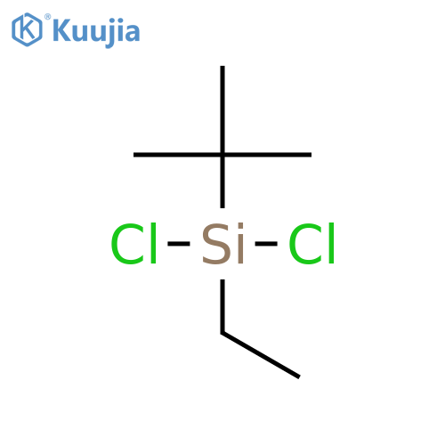 Silane, dichloro(1,1-dimethylethyl)ethyl- structure